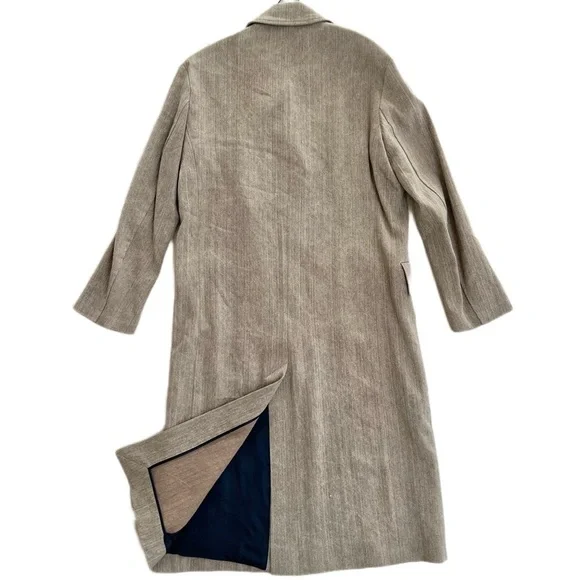 NWOT Zara Rustic Brown Linen Cotton Fall/Winter Trench Coat - Size XS - Picture 8 of 16